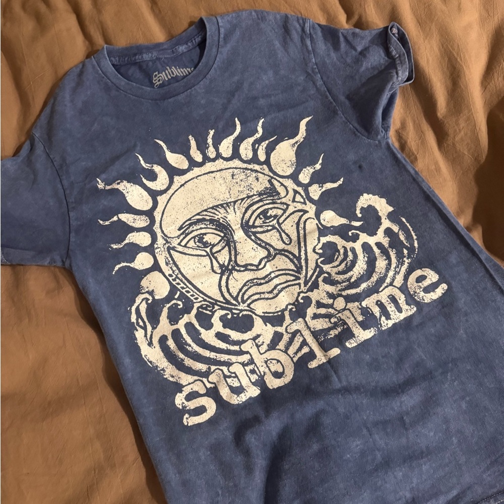 Sublime Blue Graphic T-Shirt